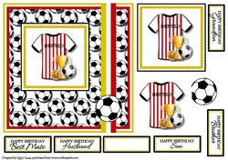 7x7 Sheffield Card Front, Topper & Decoupage with Sentiments