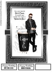 10x7 Cool & Classic Card Front with Sentiments