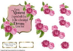 Every Moment Topper and Decoupage