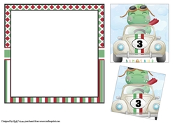7X7 Enjoy the ride Dinosaur Blank Insert
