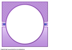 8x8 Gadening Bucket of Flowers Blank Insert 