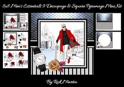 8x8 Mens Essentials 9 Mini Kit - x5 A4 sheets