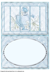A5 Perfume & Lillies 2 Panel Blank Insert