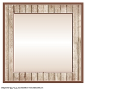 8x8 Yeehaw Birthday Day Blank Insert 