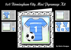 8x8 Birmingham City Football Mini Pyramage Kit - x4 A4 Sheets 