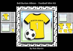 8x8 Burton Albion Mini Pyramage Kit - x4 A4 Sheets