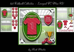 8x8 Football Collection - Liverpool FC Mini Kit - x4 A4 sheets
