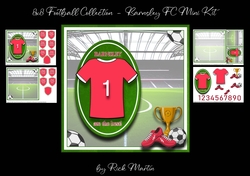 8x8 Football Collection - Barnsley FC Mini Kit - x4 A4 sheets