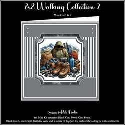 8x8 Walking Mini Kit 2 - x7 A4 Sheets
