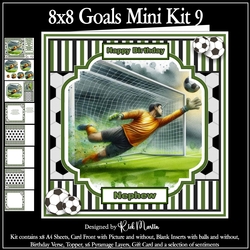 8x8 Goal Mini Kit 9 - x8 A4 sheets