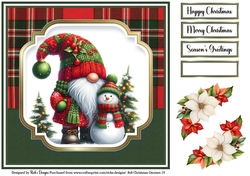 8x8 Christmas Gnomes Topper 19