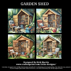GARDEN SHED - Illustrations for Cardmakers & Designers