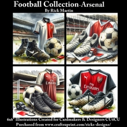6x6 Football Collection - Arsenal 