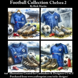 6X6 Chelsea 2 Themed - Illustrations for Cardmakers & Designers