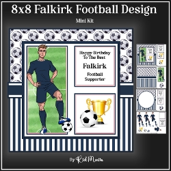 8x8 Falkirk Football Mini Kit - x4 A4 Sheets