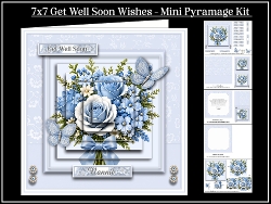 7x7 Get Well Soon Wishes - Mini Pyramage Kit