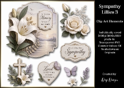 Sympathy 3 Large Clipart Collection