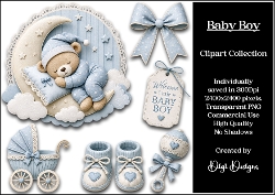 New Baby 13 Clipart Collection PNG