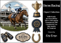 cup1458851_111584 - Sports 12 Horse Racing Clipart Collection PNG