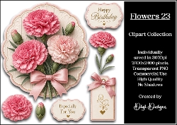 Flowers 23 Clipart Collection PNG