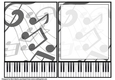 A5 Insert to Match Card Front Music to me