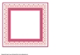 7x7 Teddy with Flowers Blank Insert