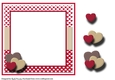 8x8 Hedgehog Love & Kisses Blank Insert