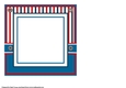 7x7 Forever Young Blue & Red Blank Insert