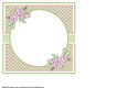 7x7 Apple Blossom Lady Blank Insert