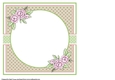 8x8 Apple Blossom Lady Blank Insert