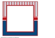8x8 Forever Young Blue & Red Blank Insert