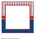 7x7 Forever Young Blue & Red Blank Insert 