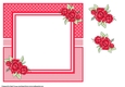 8x8 Lady in Hat Blank Insert 