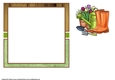 7x7 More time for Gardening Blank Insert 