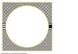 8X8 Yellow Sports Car Blank Insert