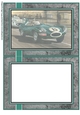A5 Racing Car No. 6 Green Blank Insert 