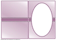 A5 Lady with Purple Balloons Blank Insert