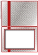 A5 Red Sports Car Blank Insert