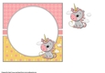 7x7 Little Magic Unicorn Blank Insert