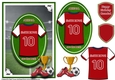 A5 ARSENAL FOOTBALL CARD WITH TOPPER, DECOUPAGE & SENTIMENTS - SMITH ROWE