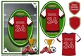 A5 ARSENAL FOOTBALL CARD WITH TOPPER, DECOUPAGE & SENTIMENTS - XHAKA