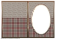 A5 Christmas Candle Blank Insert