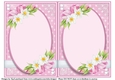 A5 Bunny Baby Girl - matching Insert Blank