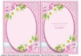 A5 Bunny Baby Girl - matching Insert for Baby Daughter