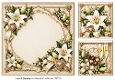 8x8 Champagne Lilys Blank Insert