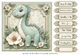 8x8 Dinosaur Delight Quick Card Front with Sentiments