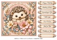 8x8 Hedgehog Quick Card Front with Sentiments