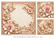 8x8 Elegant Blush Blank Inserts