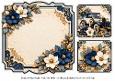8x8 Elegant Motoring Blank Inserts