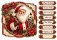 8x8 Ornate Santa - Quick Card Front with Sentiments